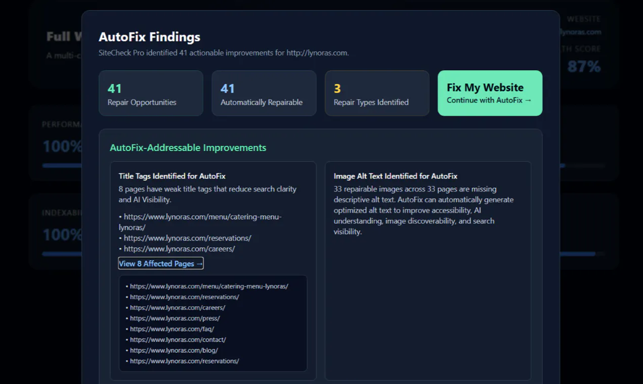SiteCheck Pro gallery image