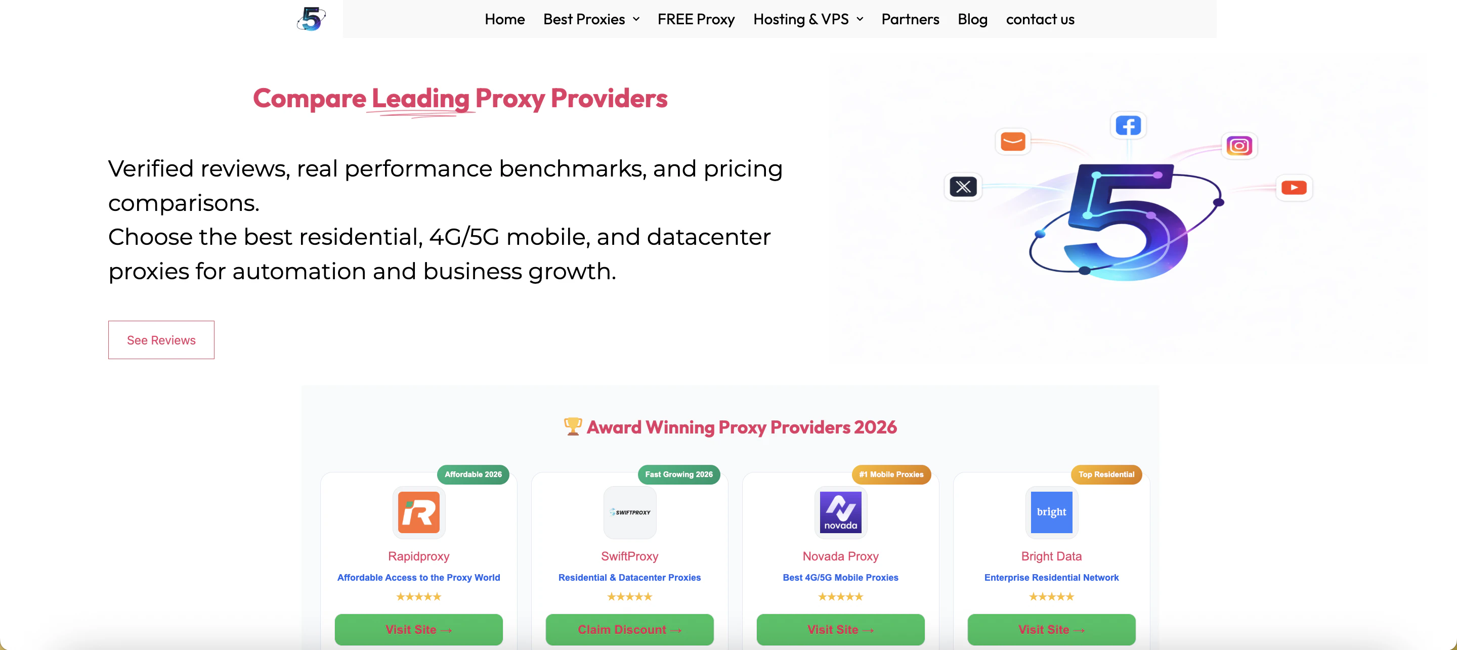 5-proxy.com screenshot 1