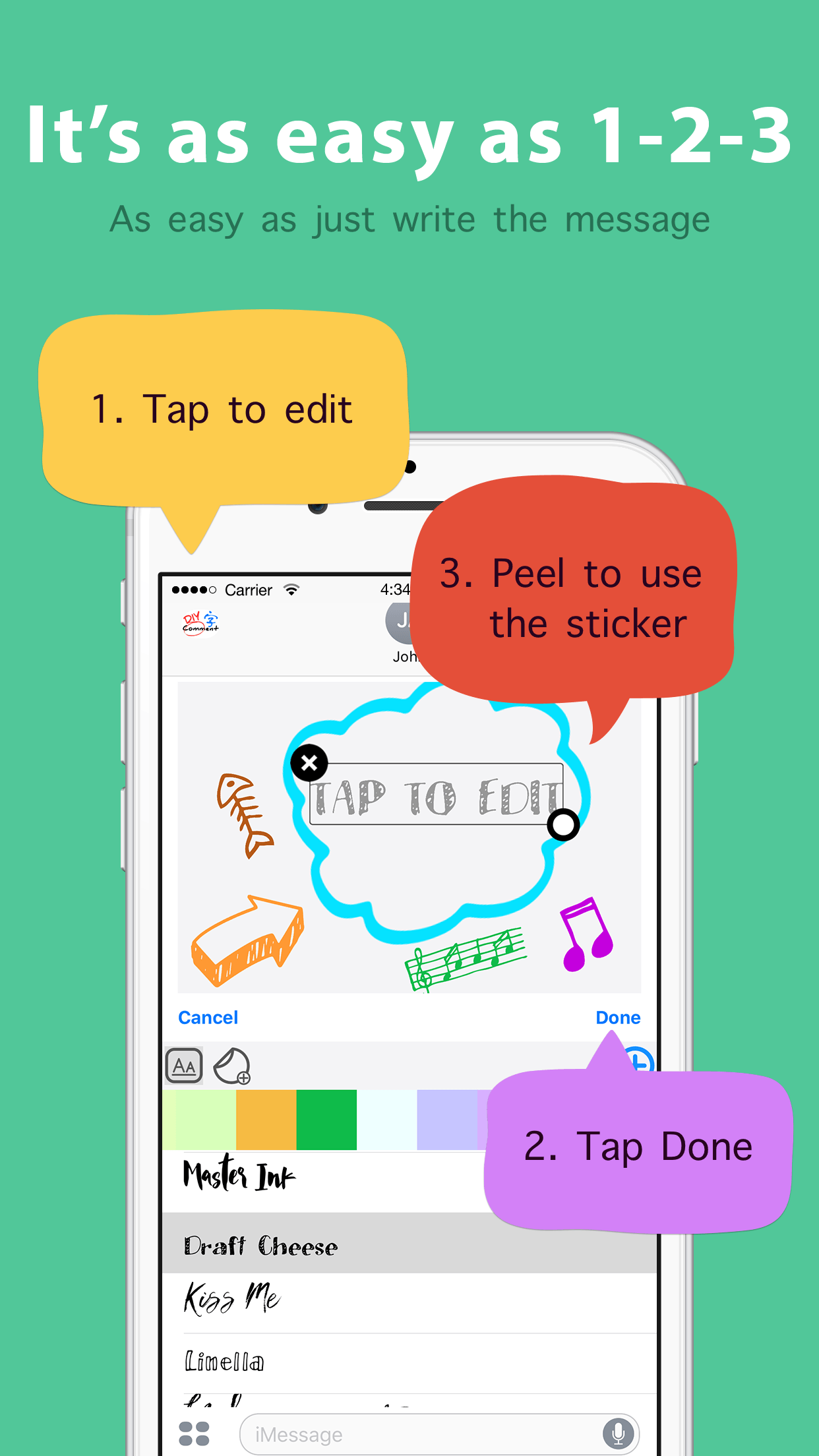 MyComment for iMessage gallery image
