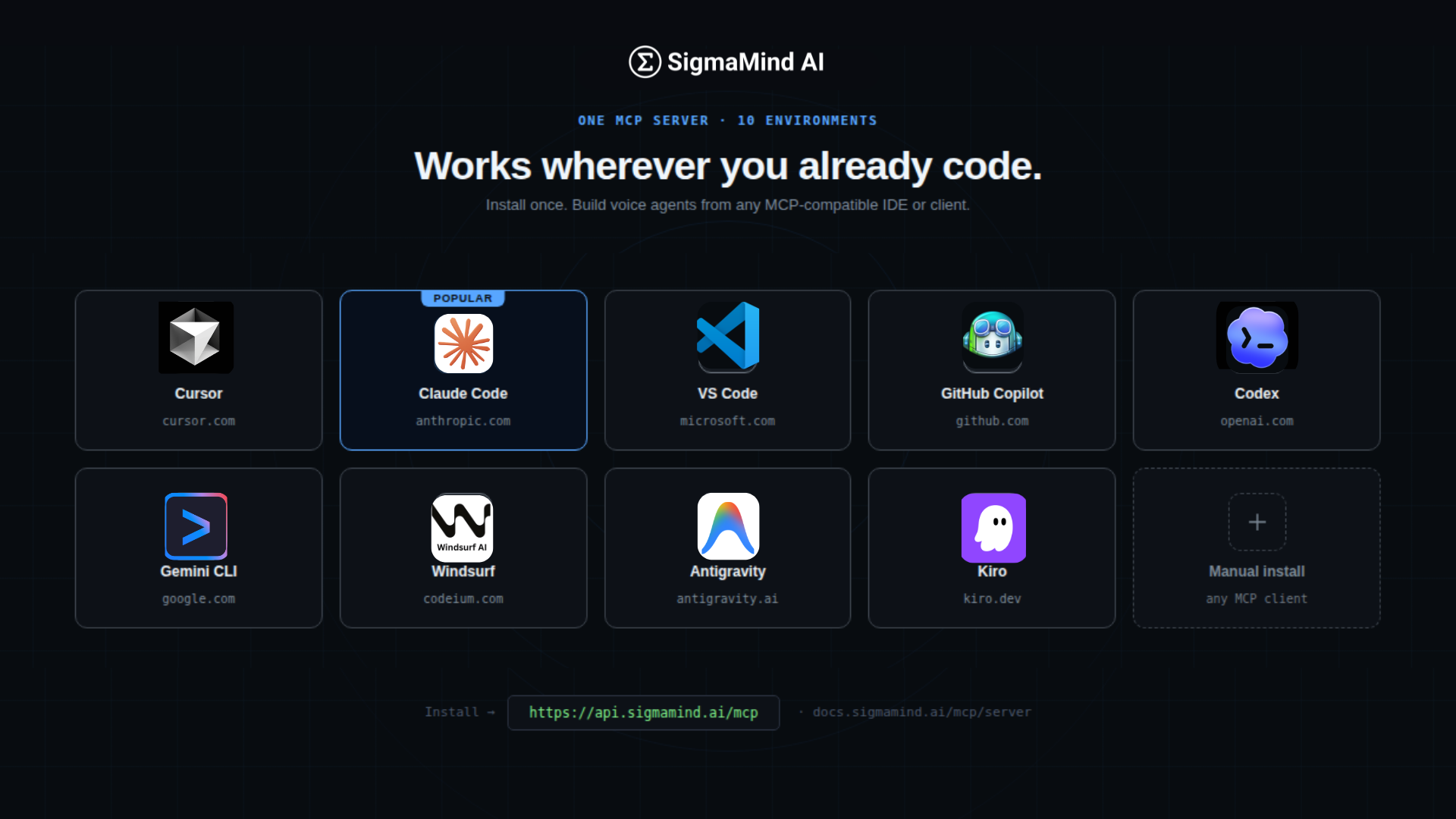 SigmaMind MCP gallery image
