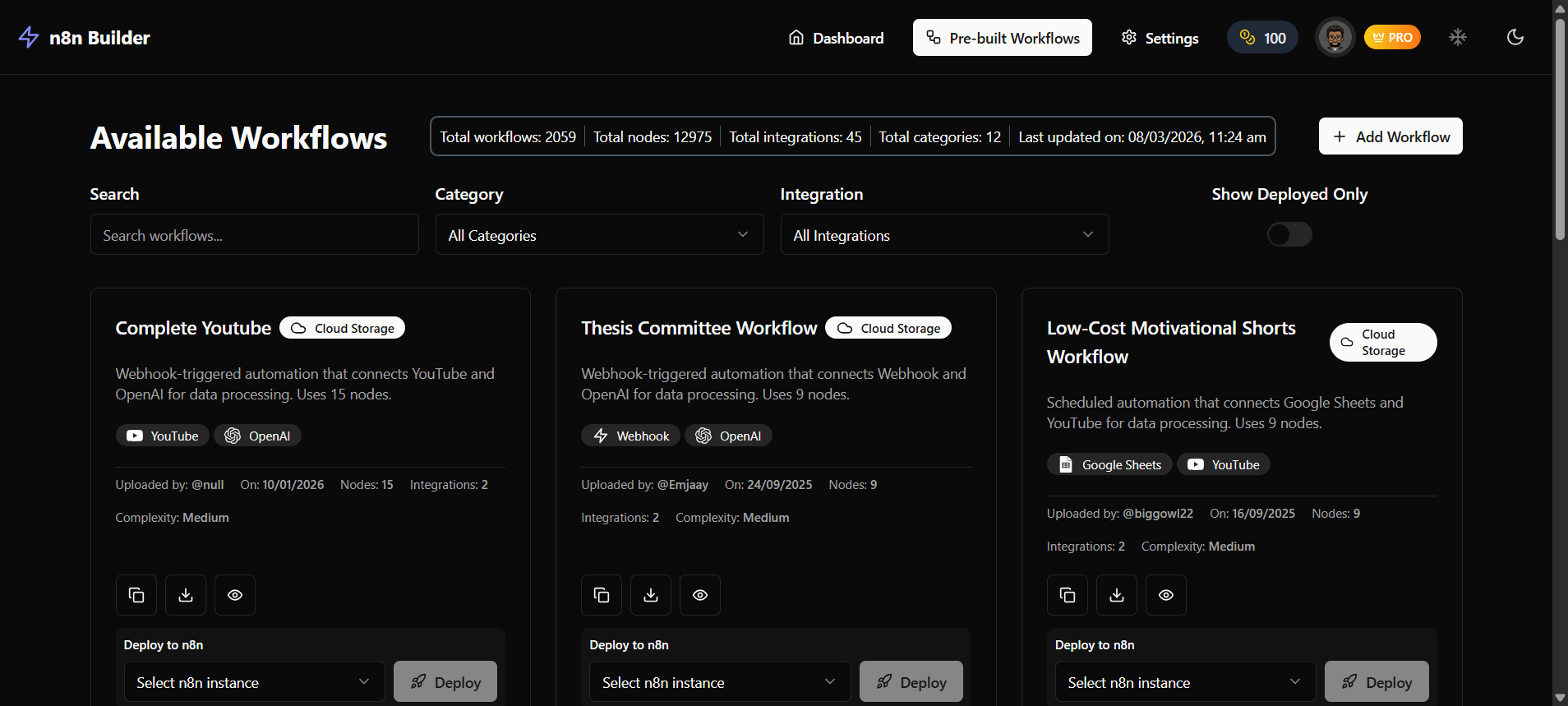 n8n Builder gallery image