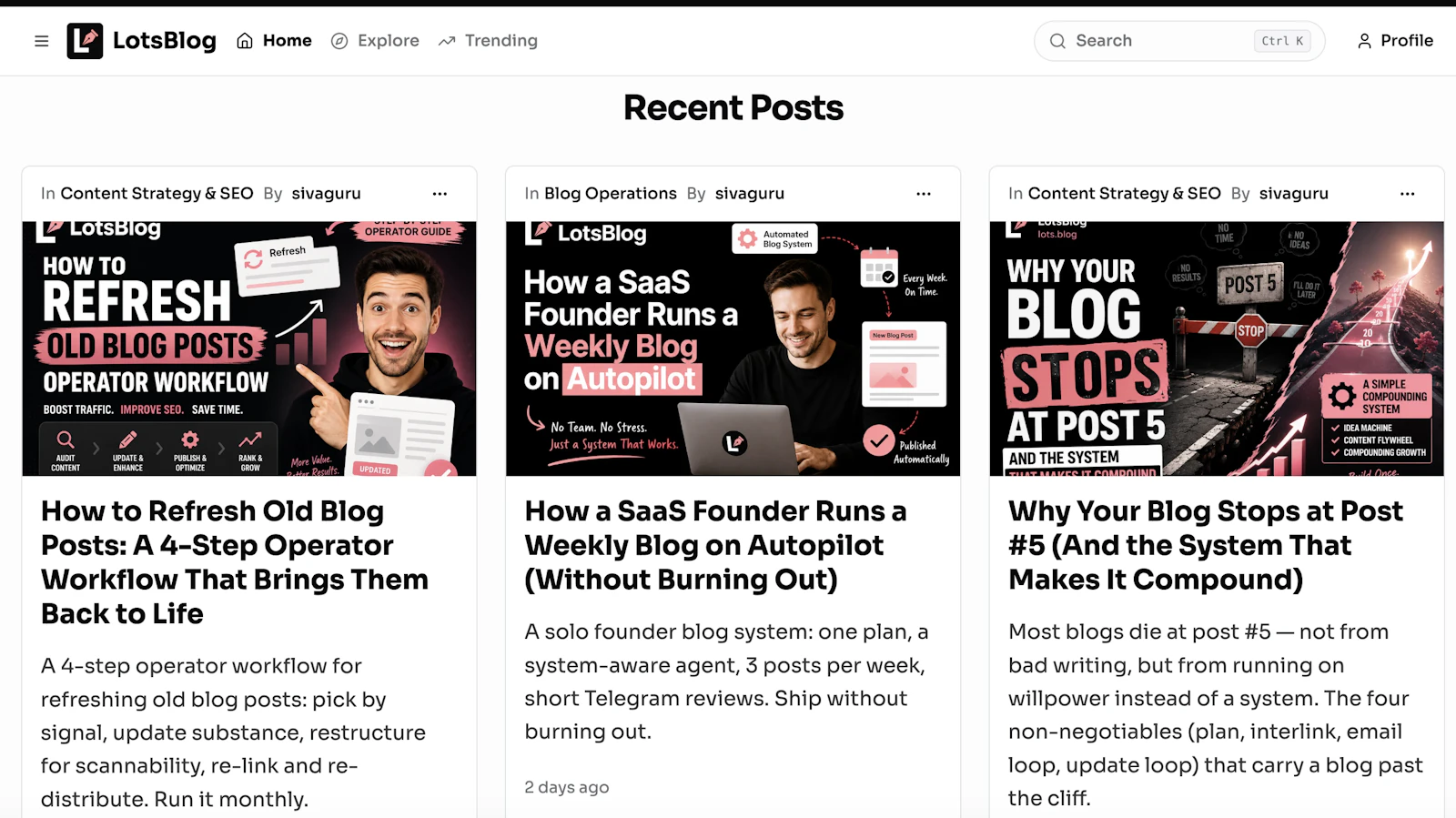 LotsBlog screenshot 6