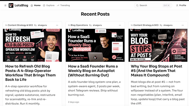 LotsBlog screenshot 6