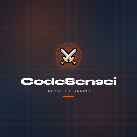 CodeSensei - Product Hunt launch logo and brand identity