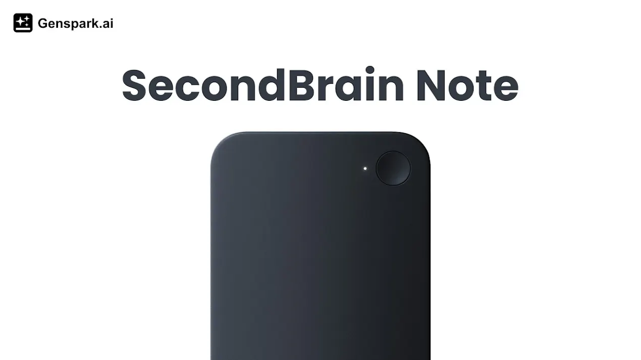 SecondBrain Note by GenSpark product