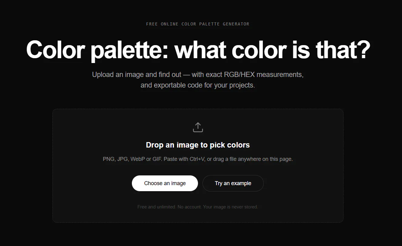 Online Palette Generator gallery image