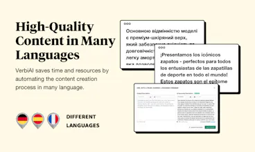 VerbiAI: AI-powered SEO Content Creation gallery image