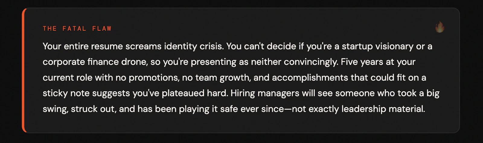 Resume Roaster screenshot 4