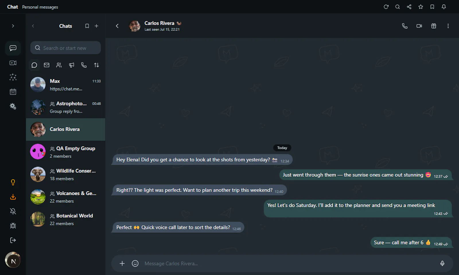 Mia Chat screenshot 2