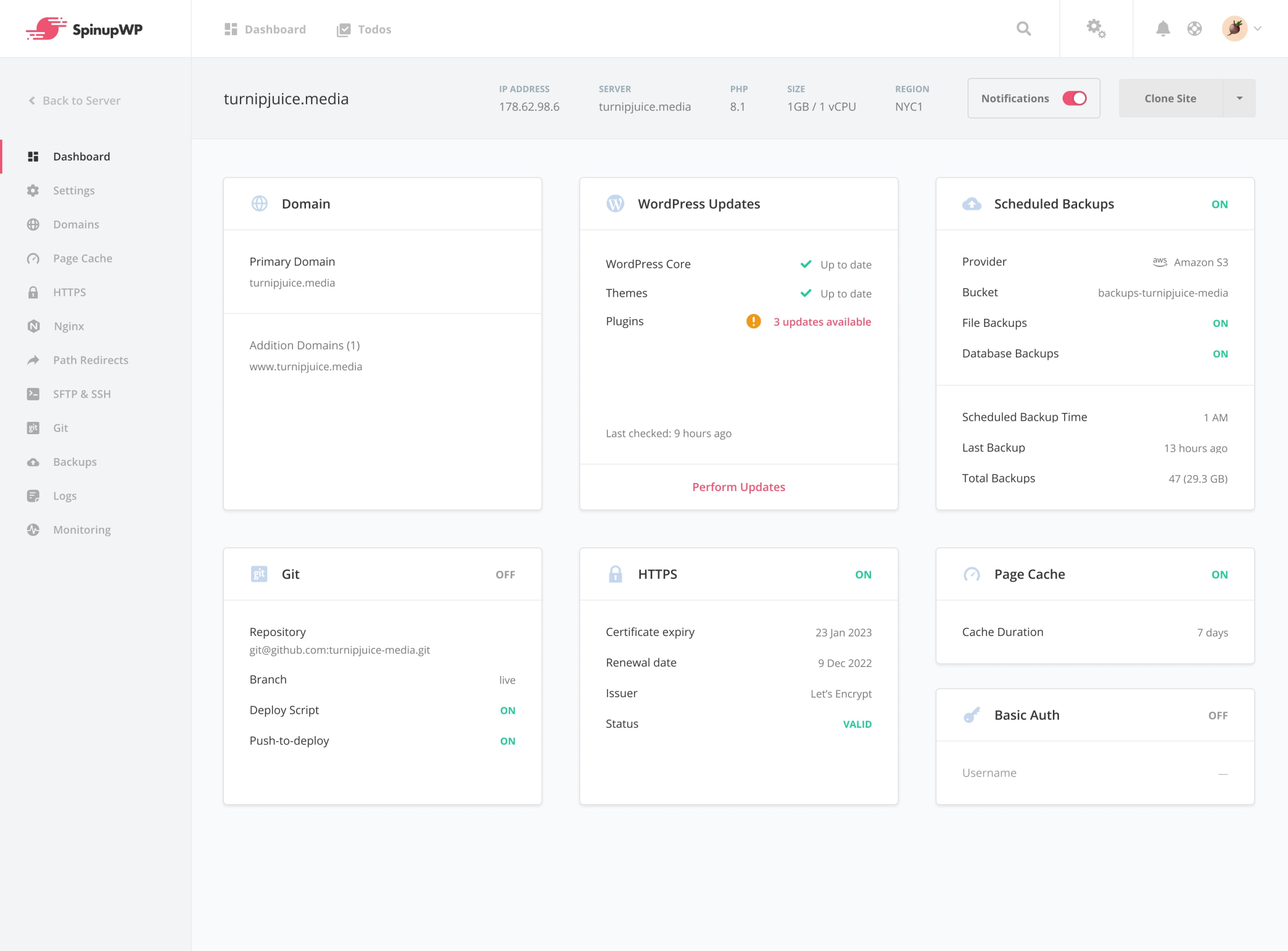 SpinupWP gallery image