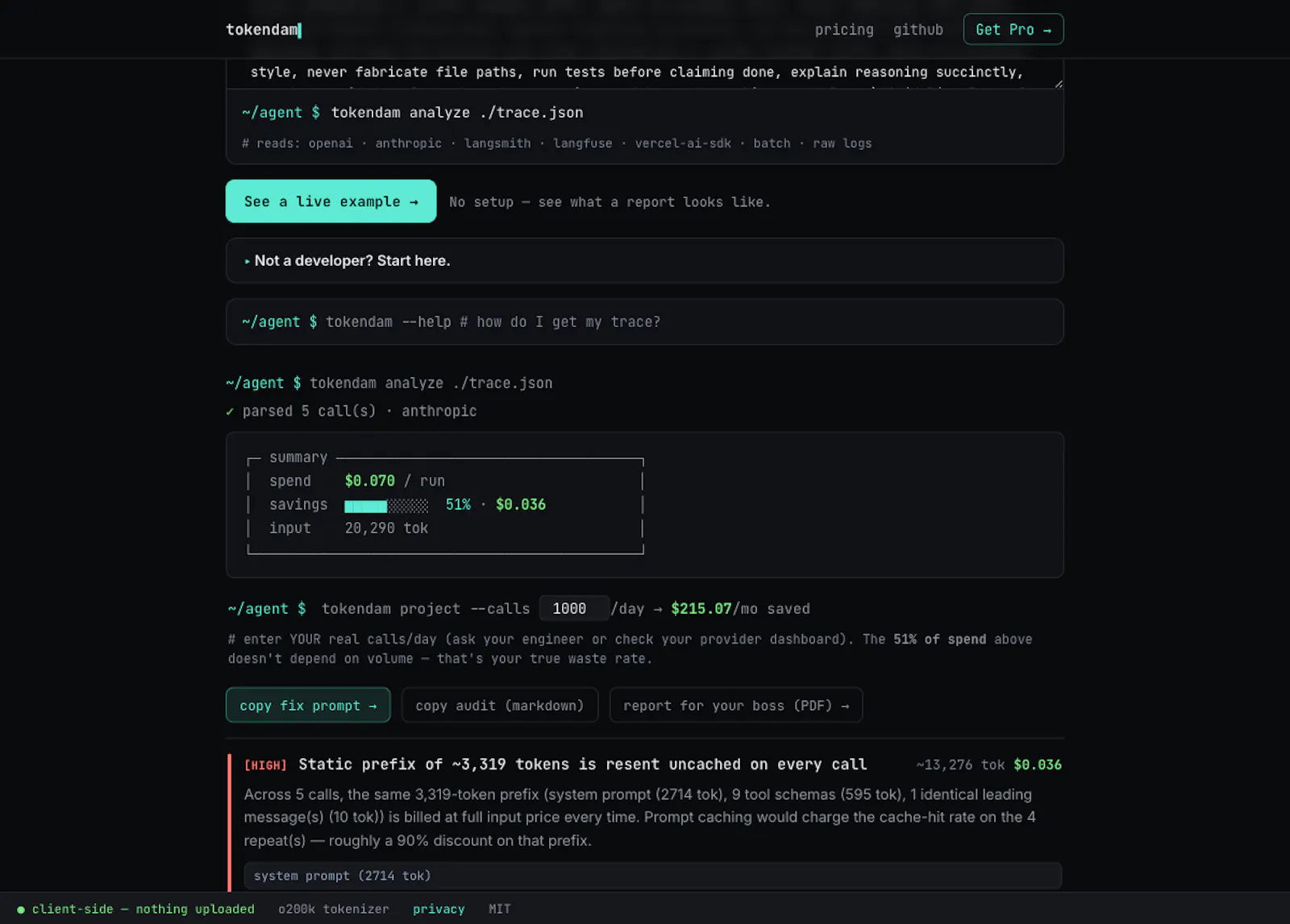 TokenDam screenshot 4