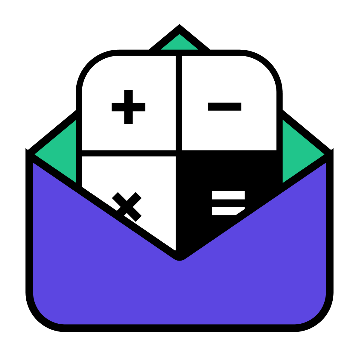 Calculators in Email... logo