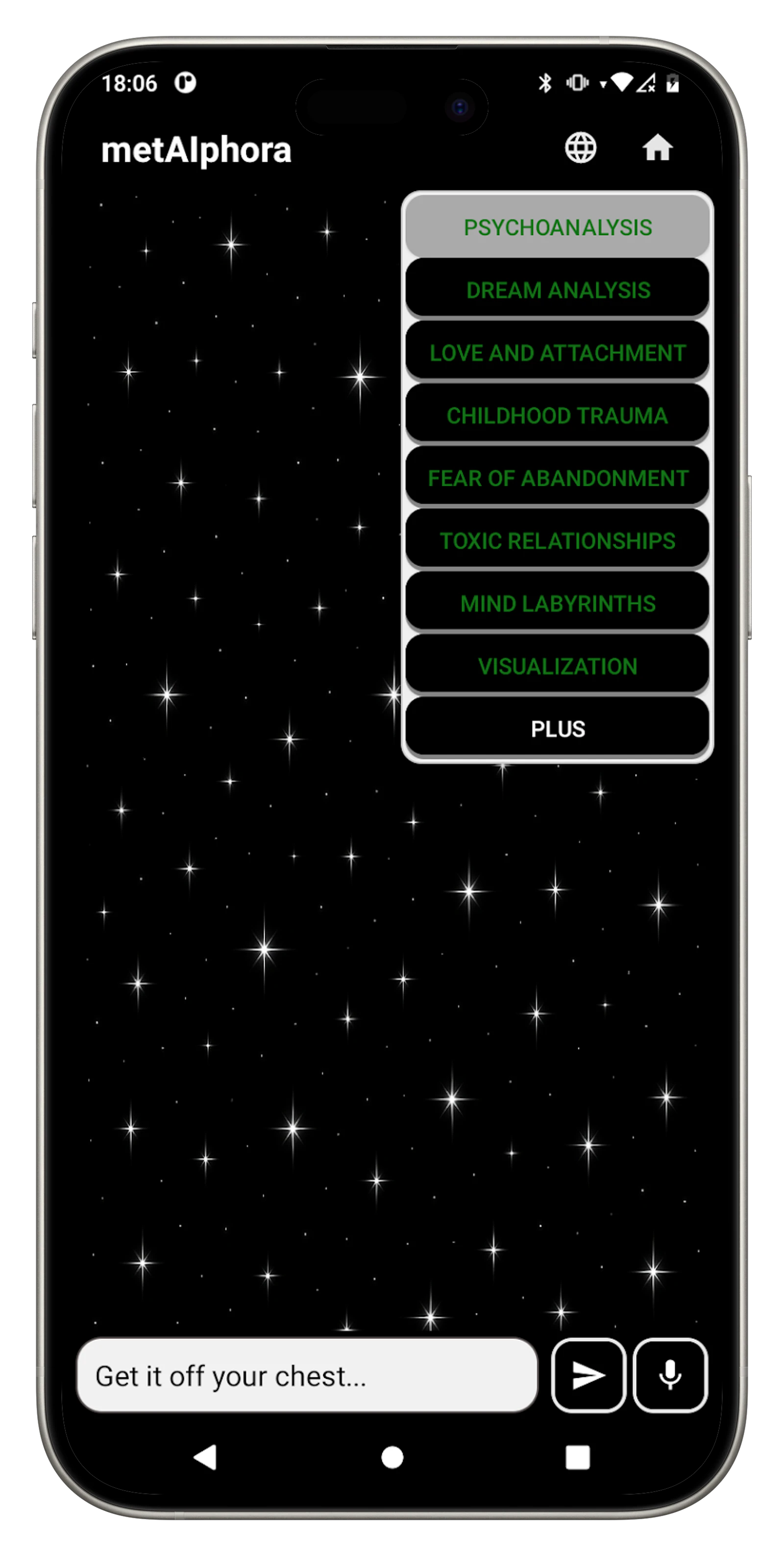 metAIphora - AI Psychoanalysis(Android) screenshot 3