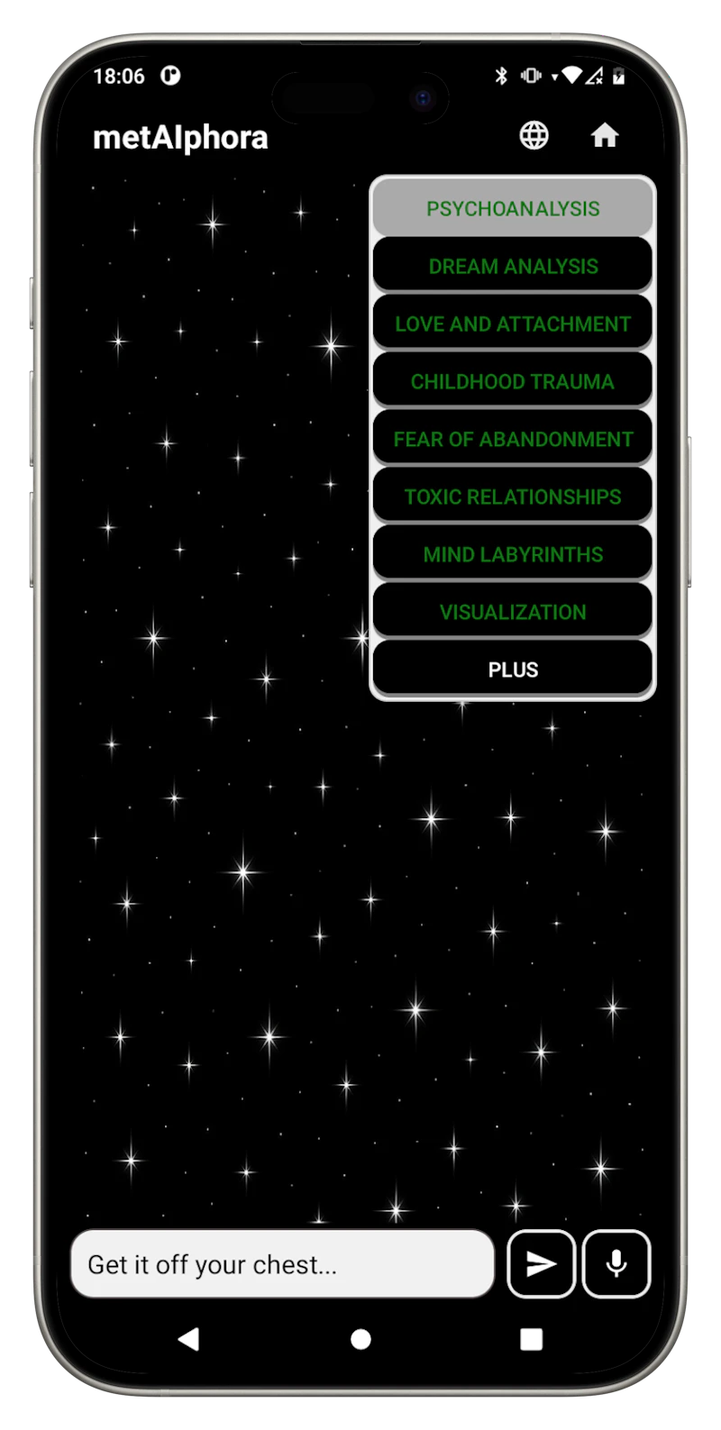 metAIphora - AI Psychoanalysis(Android) screenshot 3