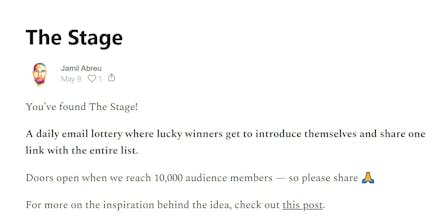 The Stage gallery image