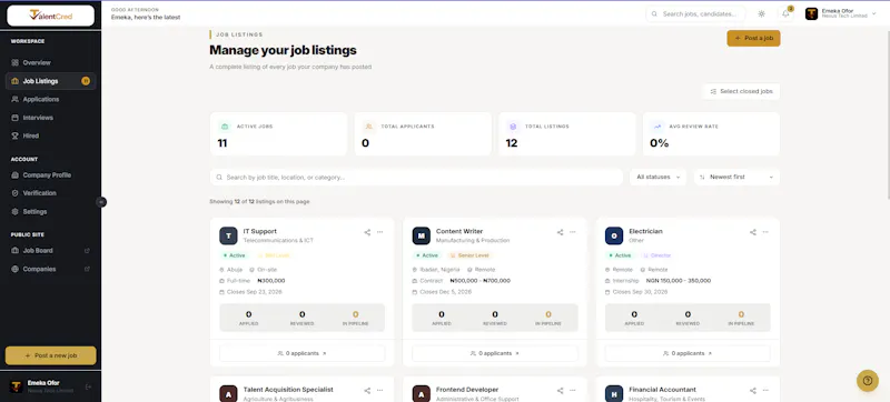 Talentcred screenshot 3