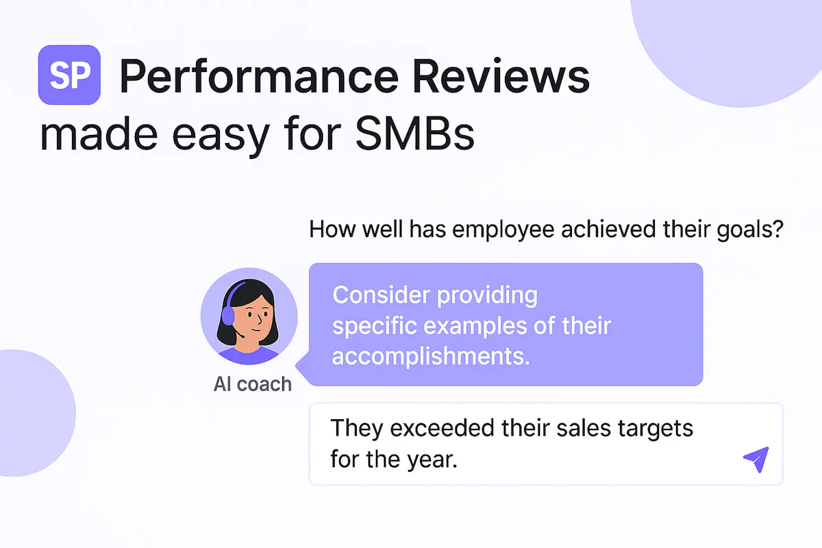 SimplePerf • AI performance reviews