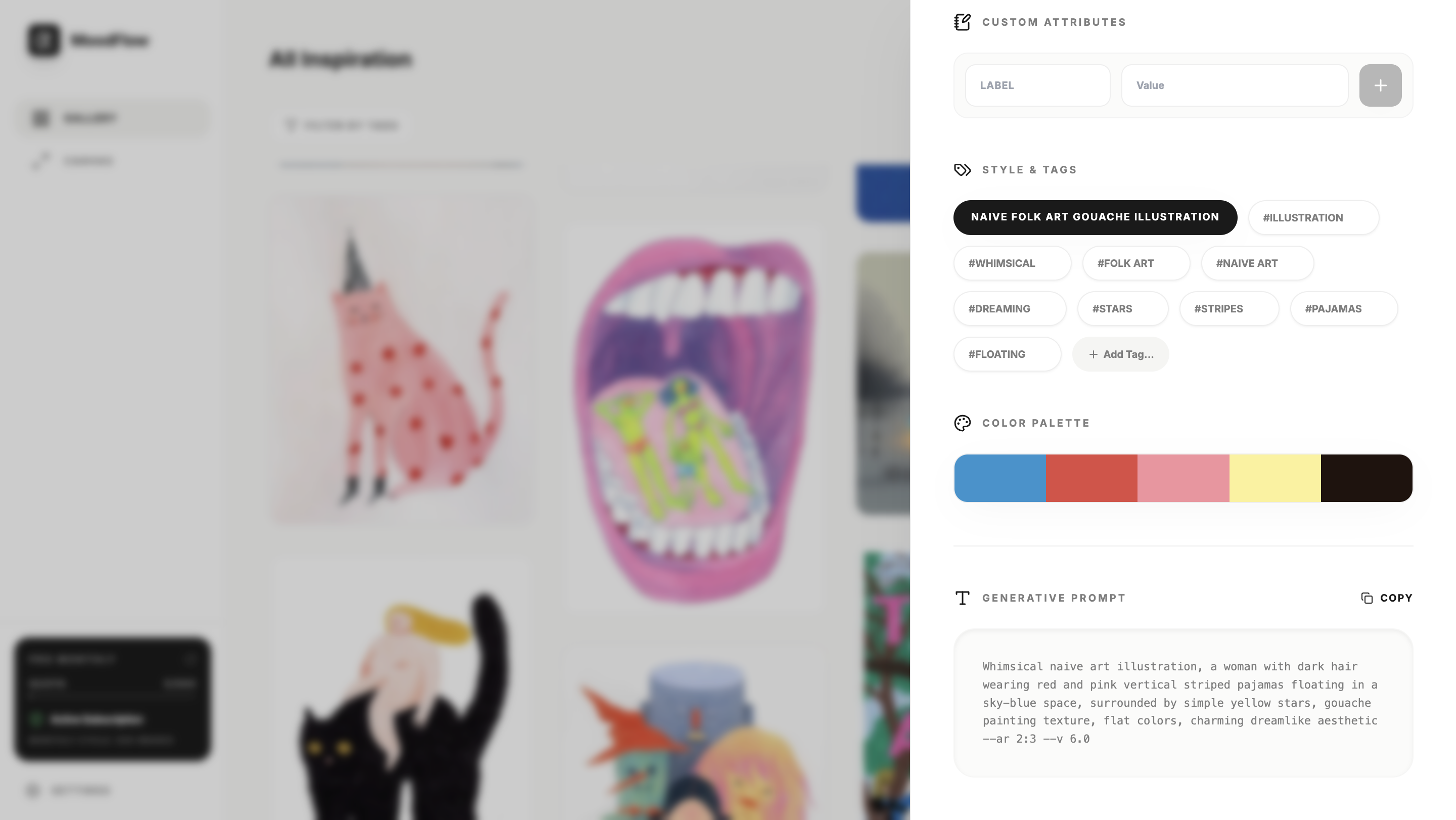 MoodFlow - AI Moodboard Tool  gallery image