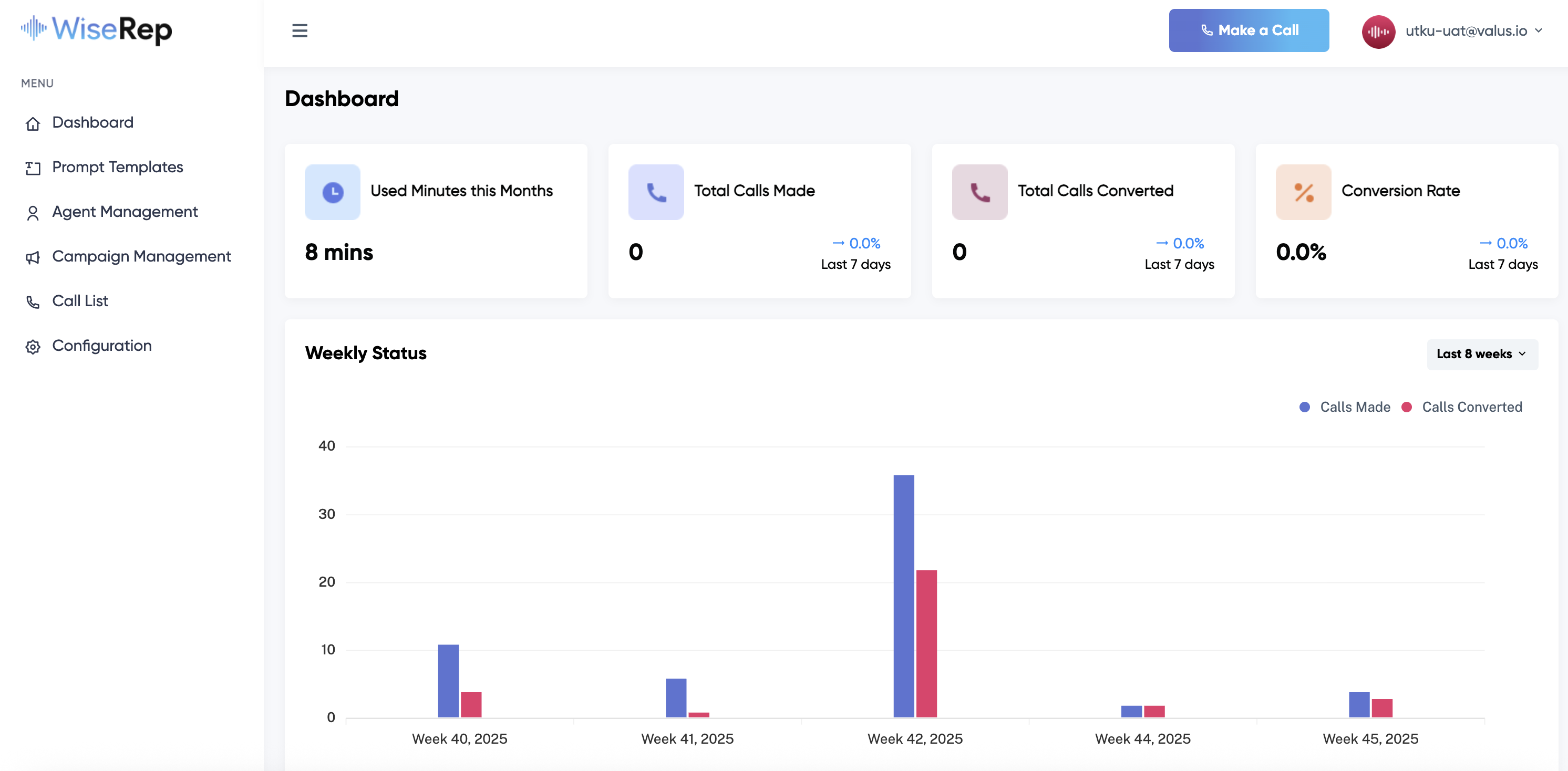 Wiserep - Main product screenshot demonstrating key features and user interface