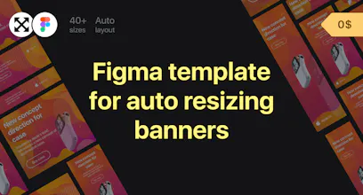 Figma template for auto resizing banners gallery image