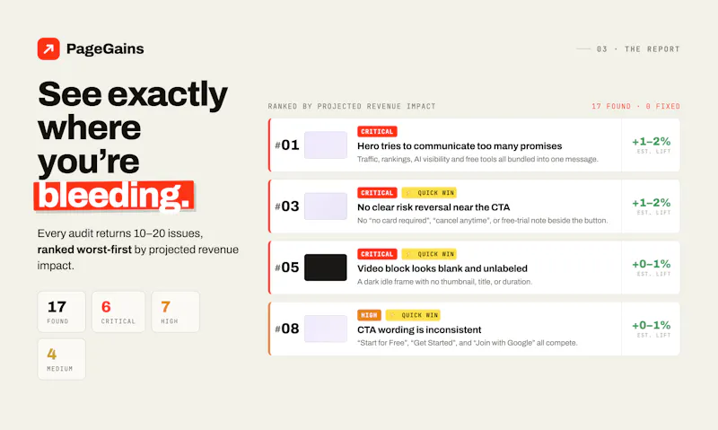 PageGains screenshot 4