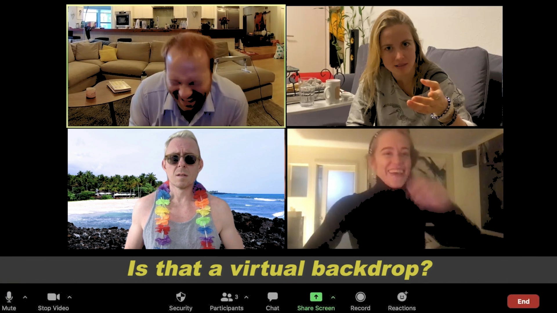 The Work From Home Backdrop gallery image