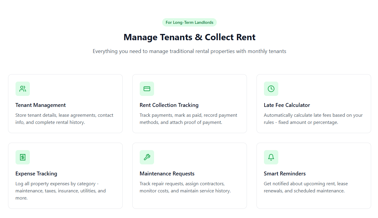 Rentember - Screenshot 3 showing product features and functionality