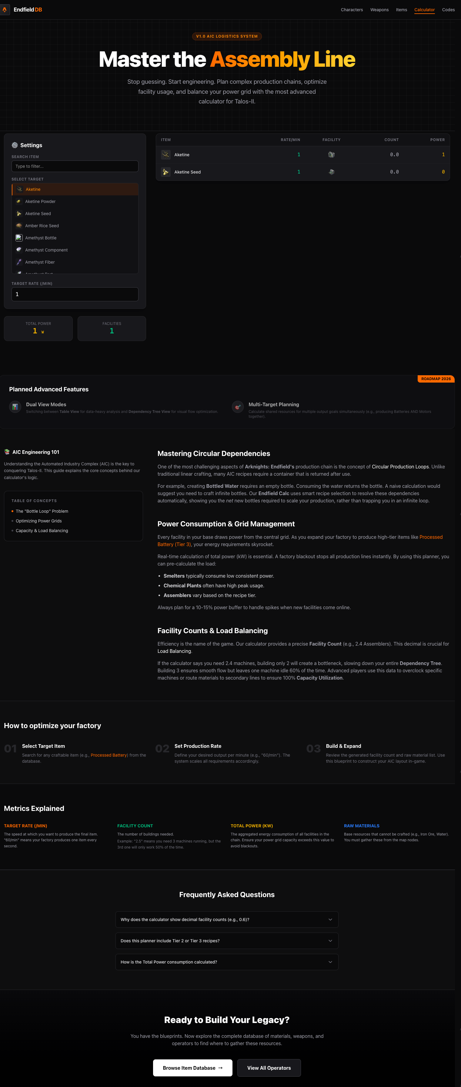 Endfield DB & AIC Architect gallery image