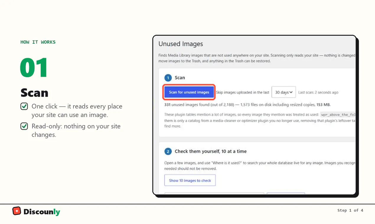 Discounly Unused Image Cleaner gallery image