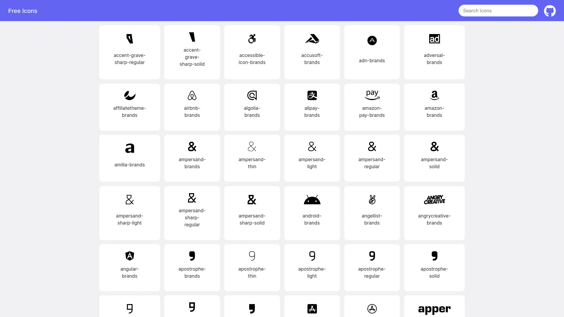 Free Icons