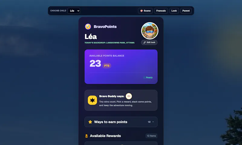 BravoPoints screenshot 4