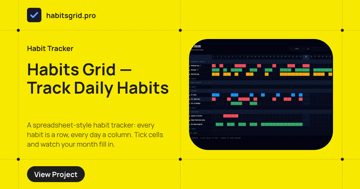 Habits Grid — Track Daily Habits gallery image