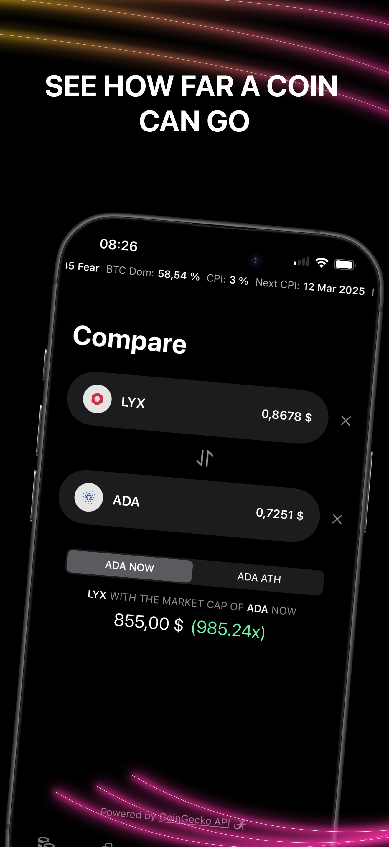 Media Wenmoon - Menjejaki, membandingkan, dan menguruskan crypto anda 5
