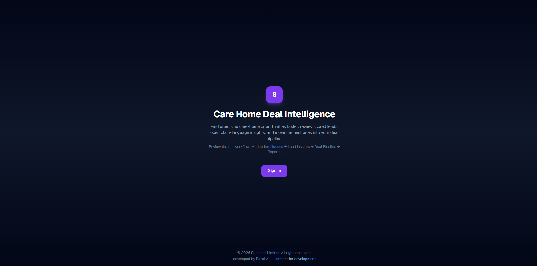 Care Home Deal Intelligence gallery image