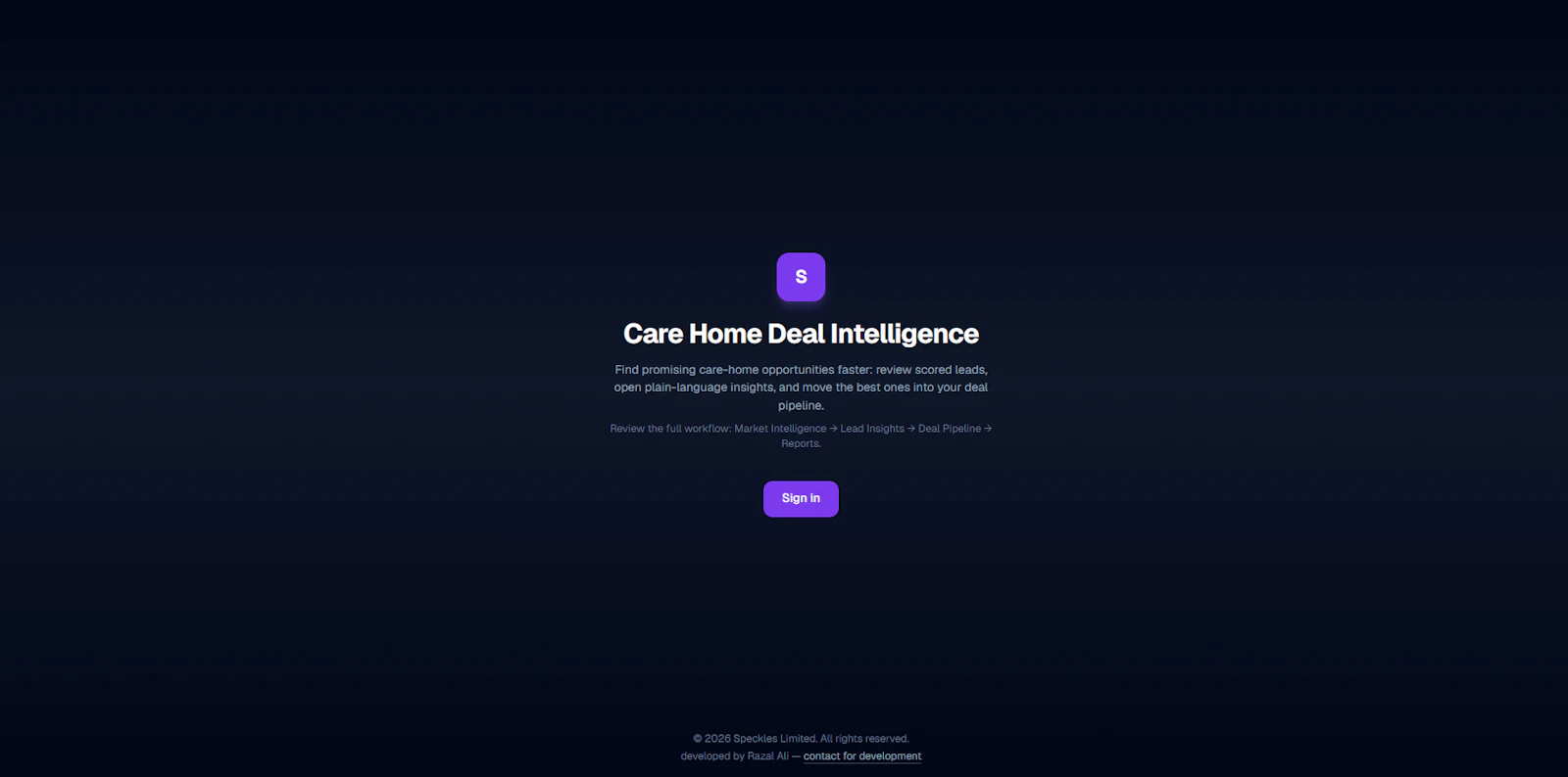 Care Home Deal Intelligence screenshot 4