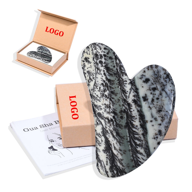 Stainless Steel Gua Sha with Face Roller gallery image
