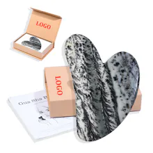 Stainless Steel Gua Sha with Face Roller gallery image