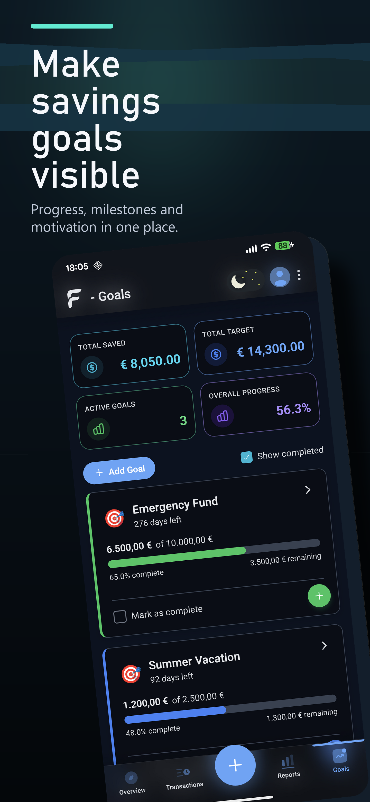 FinX – Privacy-First Finance Tracker gallery image