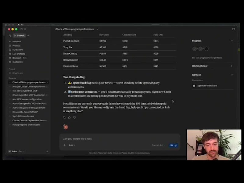 AgentRef screenshot 1 (video preview)