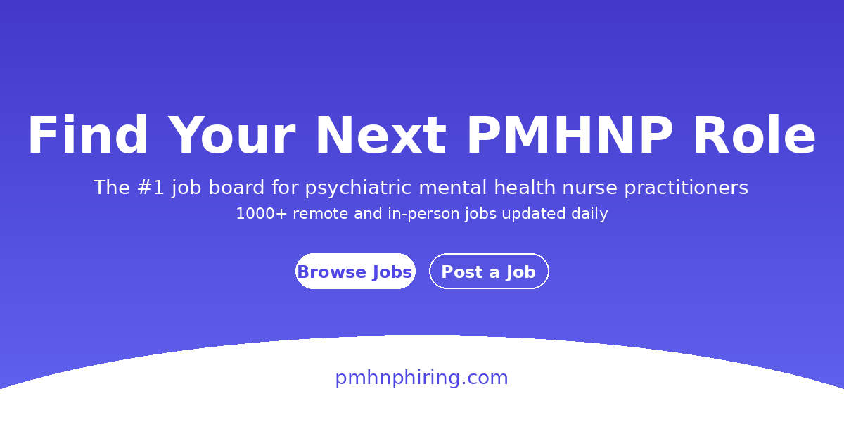 PMHNP Jobs