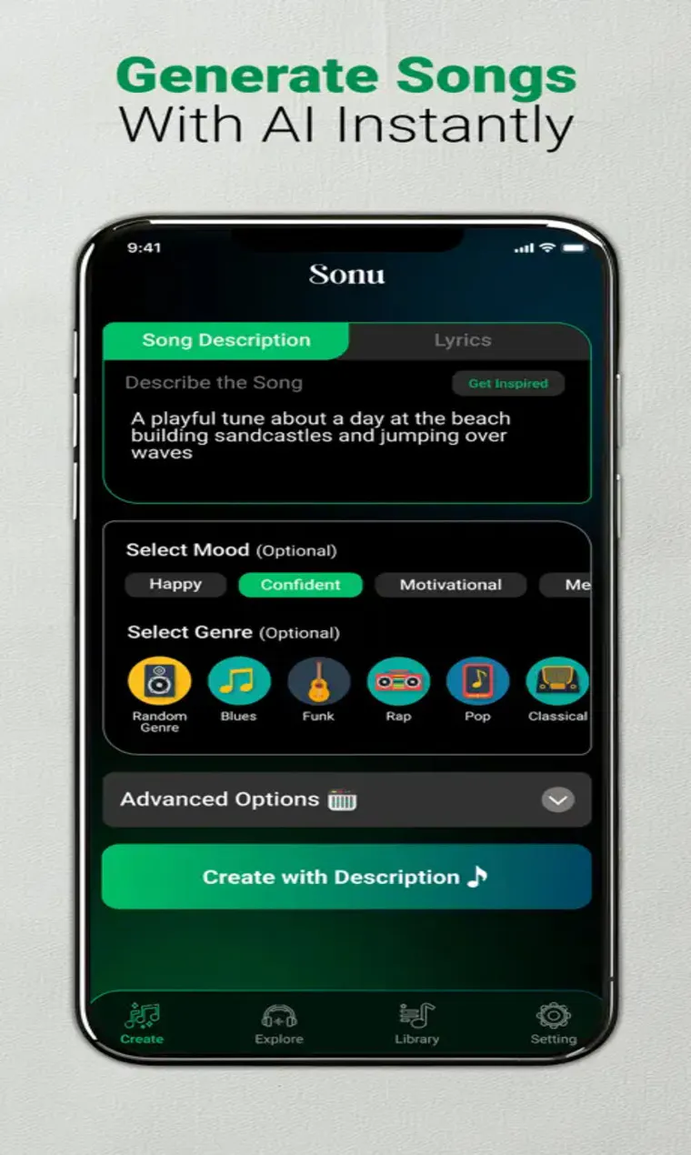 Sonu AI Music & Song Generator gallery image