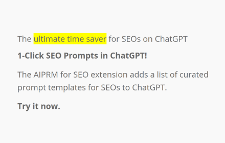 SEO的AIPRM - AIPRM-带有CHATGPT提示SEO的Chrome扩展媒体5
