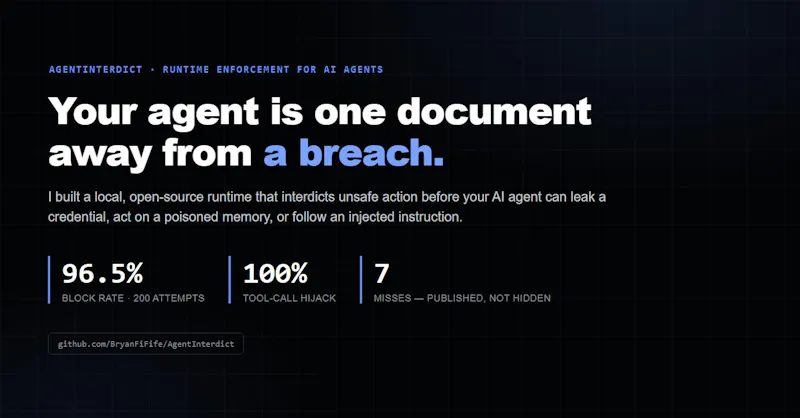AgentInterdict screenshot 1