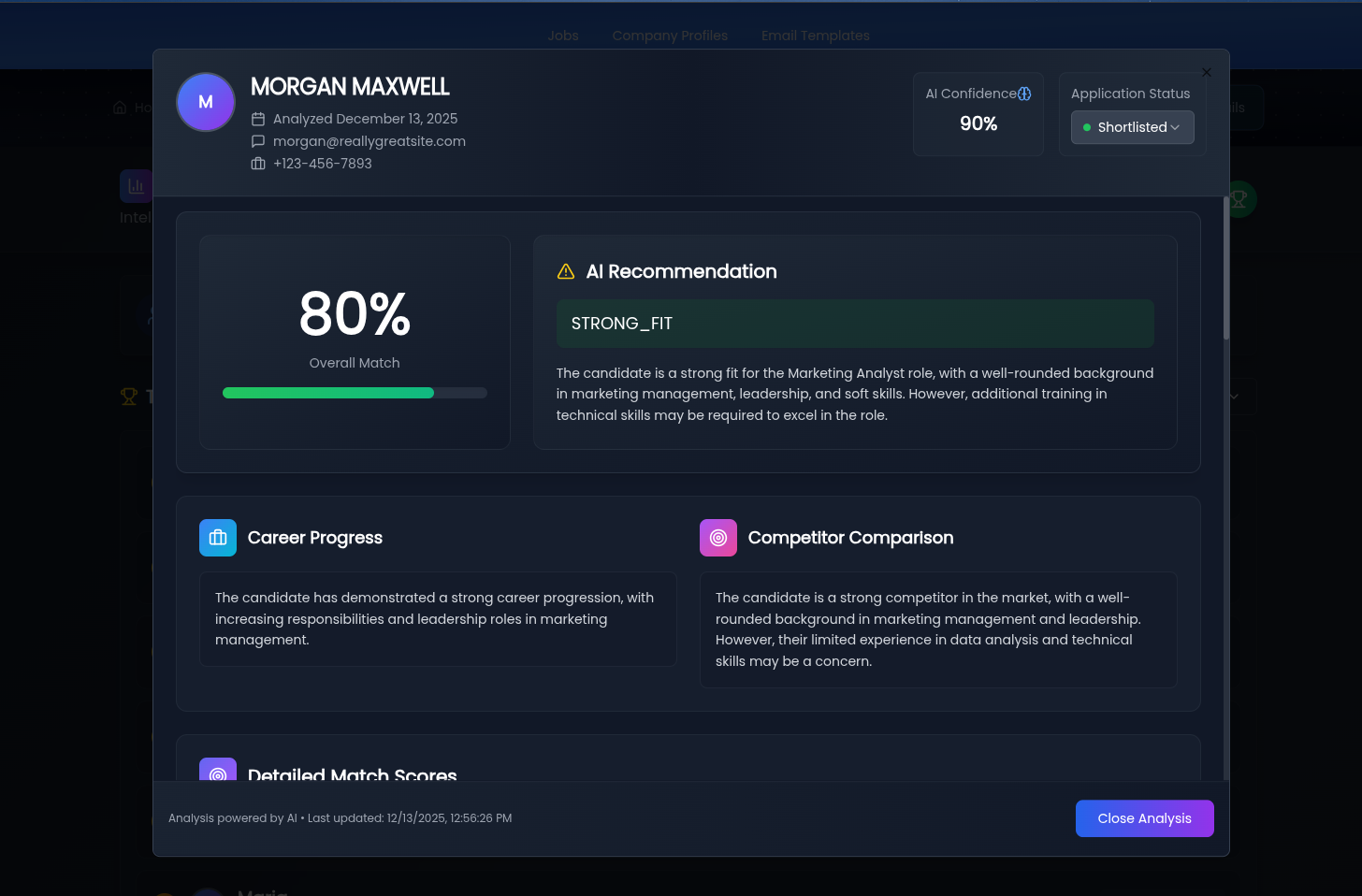 Recruity - Screenshot 3 showing product features and functionality
