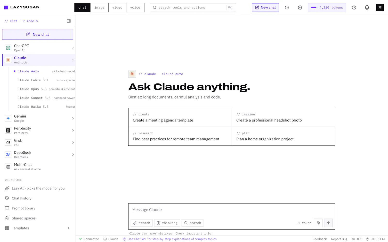 LazySusan: AI API Management for Teams screenshot 3