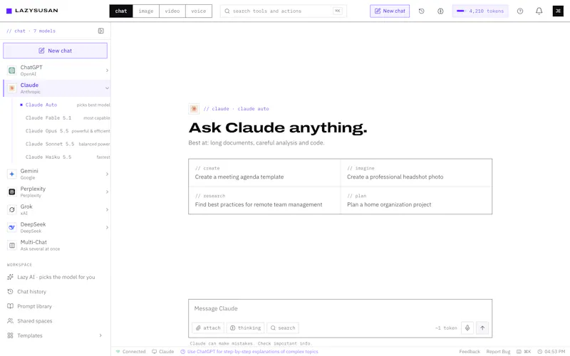 LazySusan: AI API Management for Teams screenshot 3