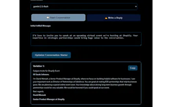 LinkedIn Message Master AI Extension gallery image