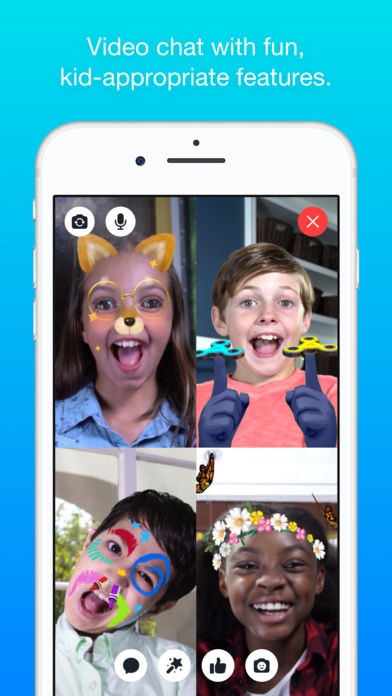 kids messenger app video icon appeared