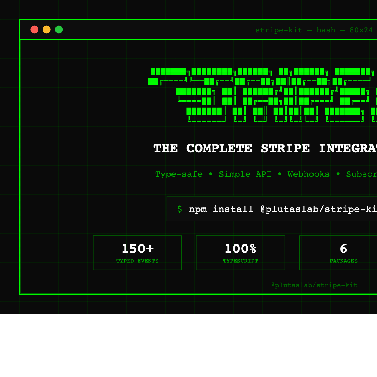 Stripe Kit - Main product screenshot demonstrating key features and user interface