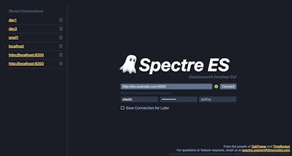 Spectre Elasticsearch GUI gallery image
